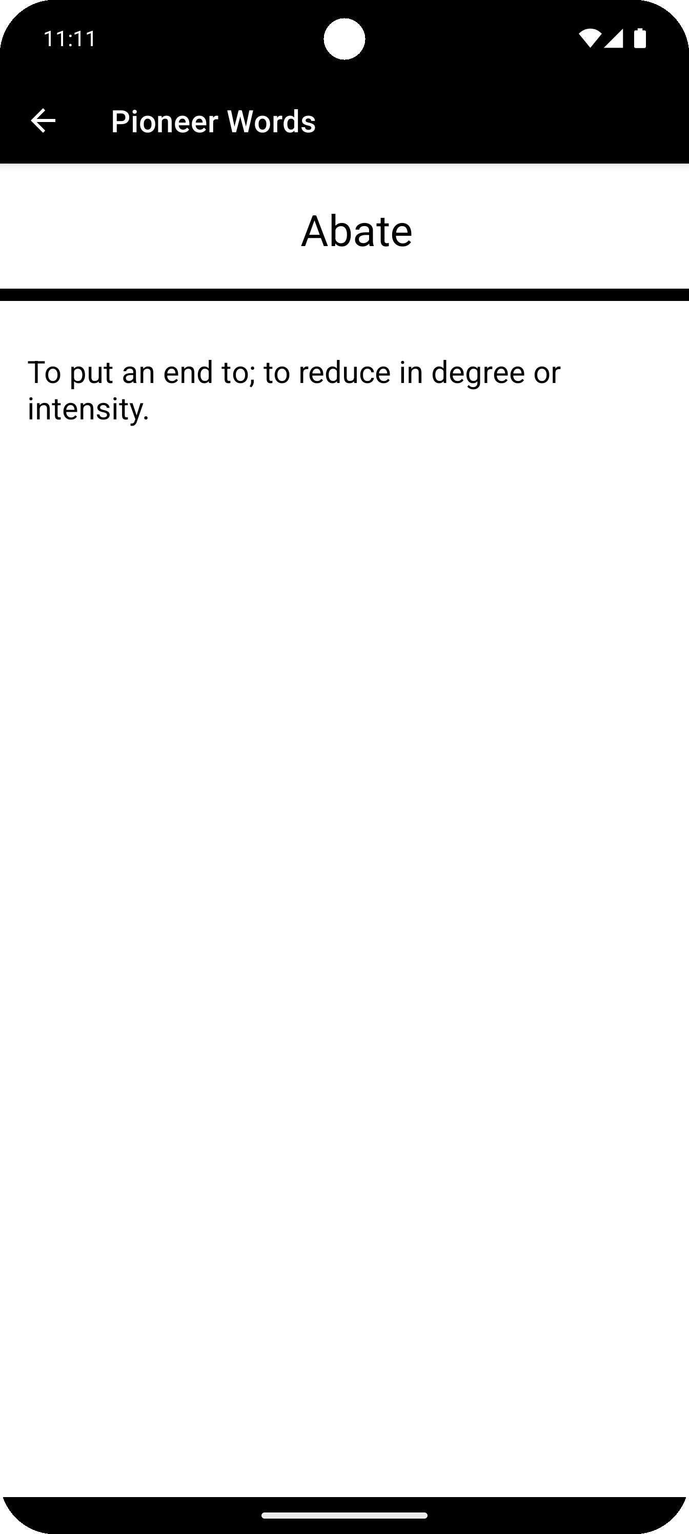 Mobile app screenshot 2